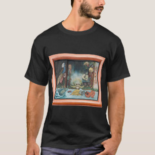 Verhaal op hout: Met de ogen die nu zee T-shirt