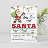 Verhaal tijd met kerstmis kaart (Staand voorkant)