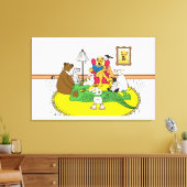 Verhaal Uur Canvas Print (Insitu (Woonkamer))