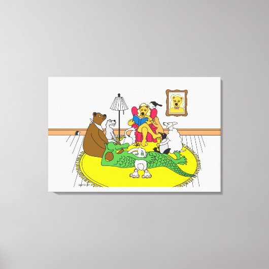Verhaal Uur Canvas Print (Voorkant)