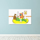 Verhaal Uur Canvas Print (Insitu (Houten vloer))