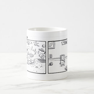 Verhaal van roet-"verbeelding"-komische mok