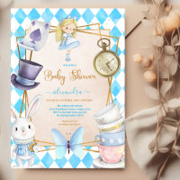 Verhaalboek Alice in Wonderland Baby shower