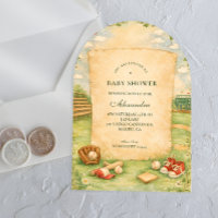 Verhaalboek Baby Shower Oud Baseball Thema