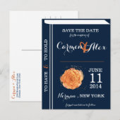 Verhaalboek Bewaar de datum Aankondigingskaart (Voorkant / Achterkant)