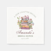 Verhaalboek Bruiloftsfeest Bruidsbruiloft Servet (Voorkant)