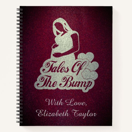 Verhalen van bump  Zwangerschap Keepsake Journal Notitieboek (Voorkant)
