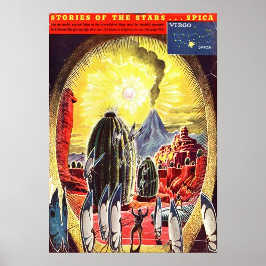  verhalen van de Stars Science Fiction Alien Poster (Voorkant)