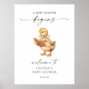 Verhalenboek Een nieuw hoofdstuk begint Eend Baby Poster