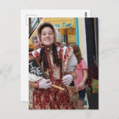 Verhalenboek Fantasy Cosplay Actrice Briefkaart (Voorkant / Achterkant)