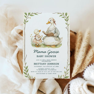 Verhalenboek Mama Goose Baby shower Kaart