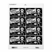 Verhandel met verzorgen, Skelet Verzendlabel (Full Sheet)