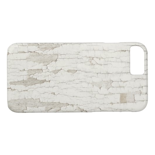 Verhard hout met witte peling Case-Mate iPhone case (Achterkant (Horizontaal))