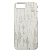 Verhard hout met witte peling Case-Mate iPhone case (Achterkant)
