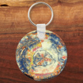 Verhard hout sleutelhanger (Voorkant)