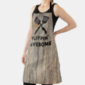 Verhard licht Rustic Wood grain, flikkerend schoon Schort (Insitu)