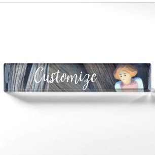 Verharde engel in de Thunder Cove Naambordje