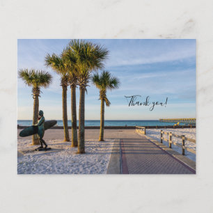 Verharde Wandelweg Naar Pensacola Beach Dank U Pre Briefkaart