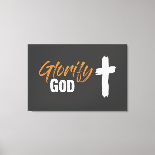 Verheerlijken God Canvas Print (Voorkant)