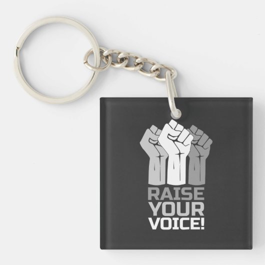 Verhef je stem 3 W Sleutelhanger (voorkant)
