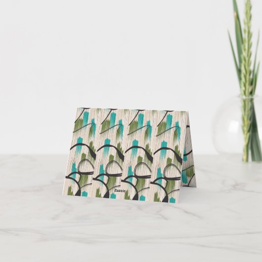 Verhef uw bedankbriefjes met moderne bedankkaart (Achterkant)