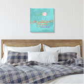 Verheug je - Canvas (Glans) Afdruk (Insitu (Slaapkamer))