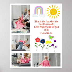 Verheug je en wees elke dag blij poster