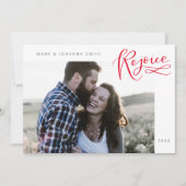 Verheug Religieuze Kerst Platte Kerstkaart (Voorkant)