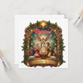 VERHEUG U, EEN HEILAND IS GEBOREN KAART (Voorkant / Achterkant in situ)