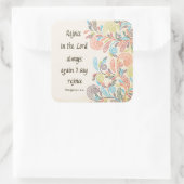 Verheug u in de Heere Stickers (Tas)