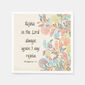 Verheug u in de Lord Napkins Servetten (Voorkant)