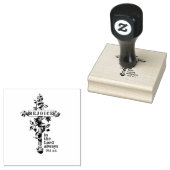 VERHEUG U IN HET RELIGIEUZE KRUIS VAN DE HEER 	RUBBERSTEMPEL (Gestempeld)