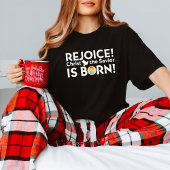 Verheug u over Christus' geboorte! jeugdige geloof T-shirt