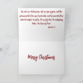 Verheugt u! Want ons is een kind geboren Feestdagen Kaart (Binnen)