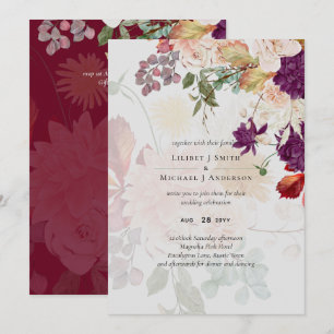 Verheven Moerbei oranje Bloemige Trouw Suite