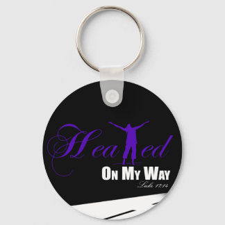 Verhit op mijn Way Paars/Black Sleutelhanger