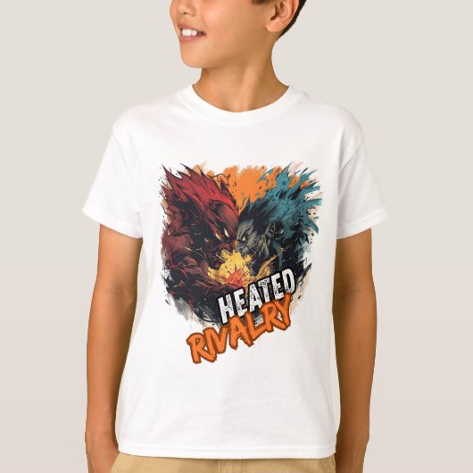 verhitte rivaliteit t-shirt (Voorkant)