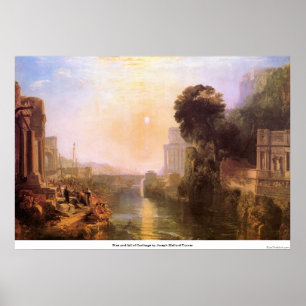 Verhoging en herfst van Carthage door Joseph Mallo Poster