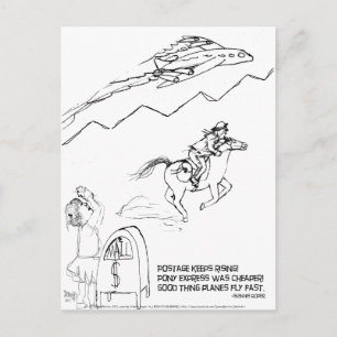 Verhoging van de postsnelheid haiku briefkaart