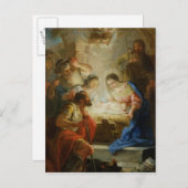 Verhoging van de schaaphersen briefkaart (Voorkant / Achterkant)