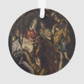 Verhoging van de schaaphersen ornament (achterkant)