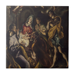 Verhoging van de schaaphersen tegeltje