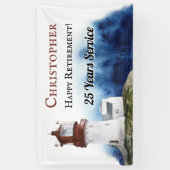 Verhoging van de service Light House Spandoek (Verticaal)