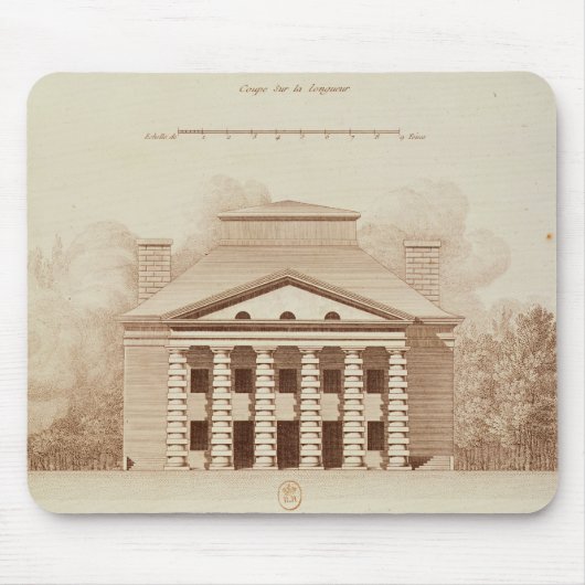 Verhoging van het huis van directeur van het zout muismat (Voorkant)