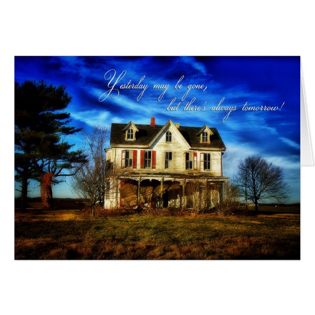 Verhogingskaart - Altijd morgen (Voorkant Horizontaal)