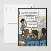 Verhoog de Lat Fun Postkaart (Voorkant / Achterkant)