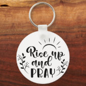 Verhoog de Sleutelhanger van de Button van de Pray (Voorkant)