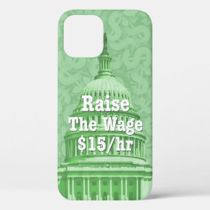 Verhoog het minimumloon iPhone 12 hoesje