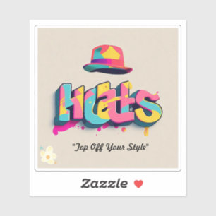 "Verhoog je blik" Sticker