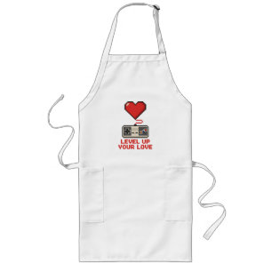 Verhoog Je Liefde, Retro Pixel Gaming Design Lang Schort